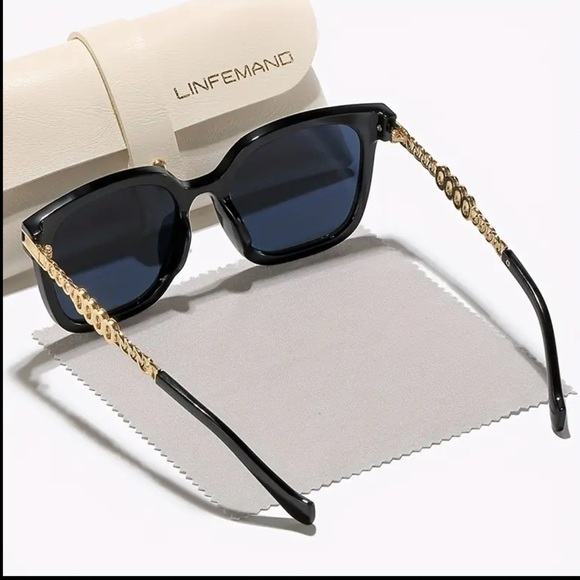 Cat Eye Polarized Glasses with case - Picture 4 of 5